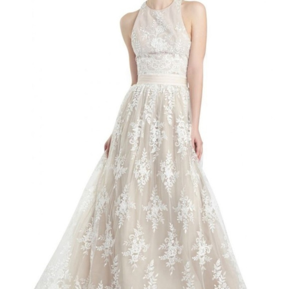 Alice + Olivia Maxi Lace Bridal Skirt Size 8 New - Picture 3 of 7